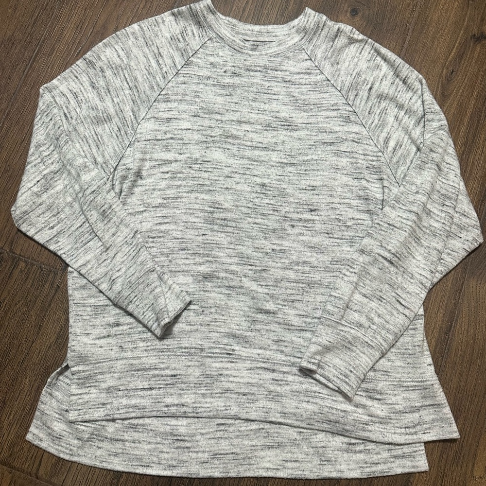 Heather Gray Aerie Long Sleeve Pullover - Size Small